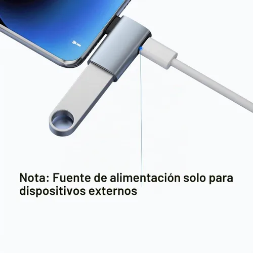 Vista 3 de Adaptador OTG micro USB 2 en 1 alimentado de 90 grados en ángulo recto con puerto de carga de alimentación micro USB, paquete de 2