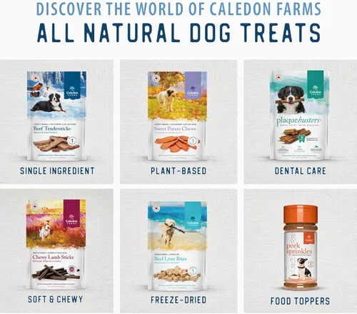 Vista 12 de Caledon Farms Value Pack - Golosinas masticables de batata para perros, 28 oz/795 g