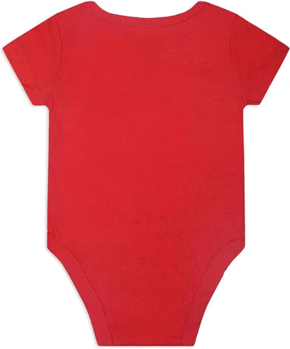 Vista 5 de Peanuts Snoopy - Paquete de 4 mamelucos de manga corta para recién nacidos y bebés