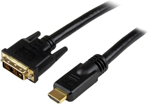 Vista 8 de StarTech.com Cable HDMI a DVI-D de 3 pies – Adaptador HDMI a DVI / Cable convertidor – 1 macho DVI-D, 1 HDMI macho – Negro, 3 pies (HDDVIMM3)
