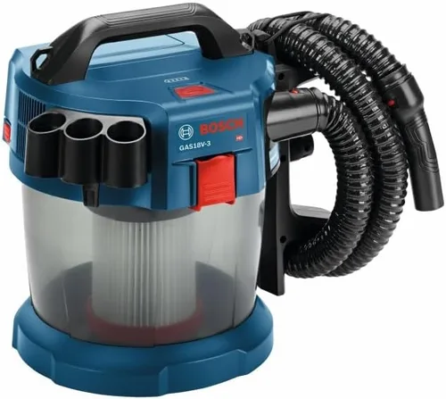 Vista 8 de BOSCH GAS18V-3N Aspiradora de 18 V, 2.6 galones, húmeda/seca con filtro HEPA (solo herramienta)