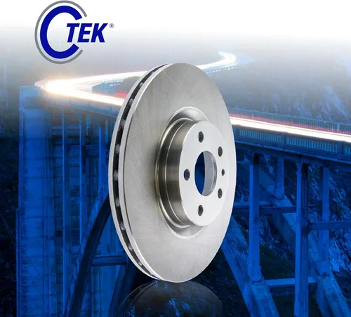 Vista 5 de Centric 121.67042 C-Tek - Rotor de freno delantero automotriz para Jeep seleccionado, año