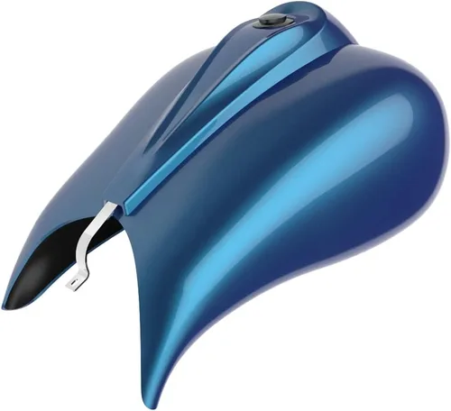 Vista 333 de Fundas de tanque estiradas para whisky ámbar con consola de tablero para Harley Touring Street Glide Road Glide 2014 2015 2016 2017 2018 2019 2020