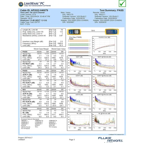 Vista 5 de Cable Ethernet Cat 8 de 10 pies, cable de red LAN Cat8 de alta velocidad tejido de nailon para exteriores e interiores, cable Ethernet SFTP RJ45