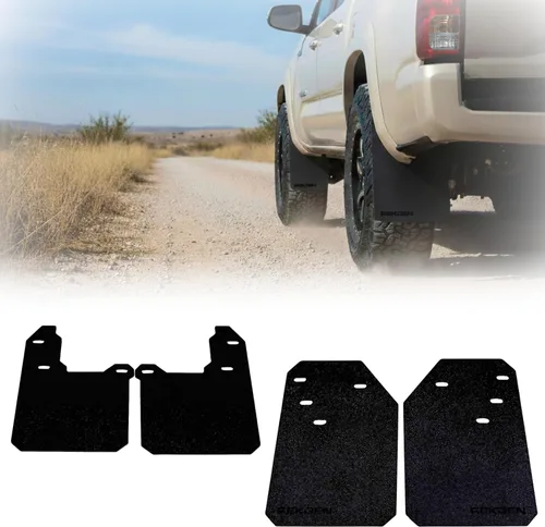 REK GEN Aletas de barro compatibles con Toyota Tacoma Gen3 (2016-2023) - Protectores de barro resistentes para protección todoterreno - Fácil