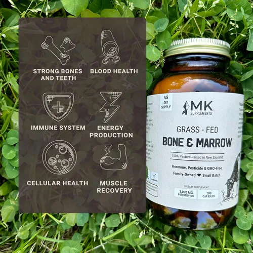 Vista 8 de MK Supplements Paquete de inicio (hígado de res + hueso y médula + órganos de carne de res + corazón y bazo)