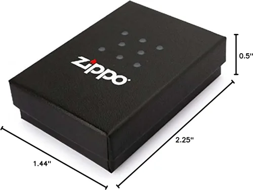 Vista 3 de Zippo Encendedor: Latas de combustible vintage - cromo cepillado 81322