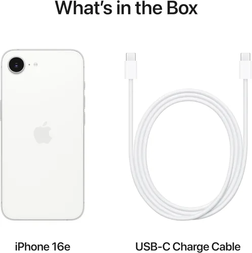 Vista 6 de iPhone 16e / 128GB / Blanco (sin SIM)