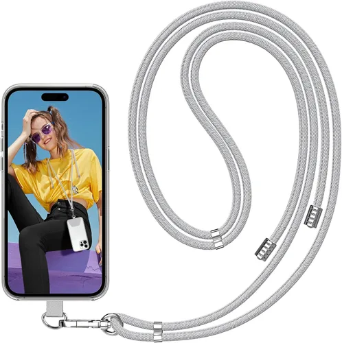 Vista 7 de SS Cordón para teléfono, cordón para teléfono celular con correa ajustable desmontable para el cuello y correa para teléfono, correa de teléfono