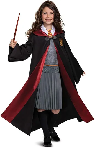 Vista 6 de Disfraz de Harry Potter Deluxe Hermione para niñas