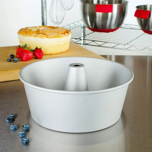 Vista 5 de Fat Daddio's PAF-10425 Molde de aluminio anodizado para pastel de alimentos, 10 pulgadas