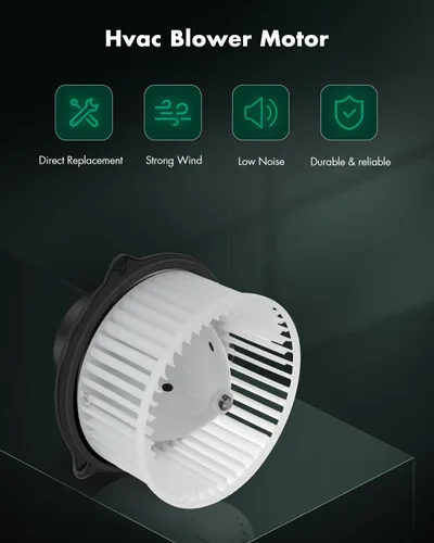 Vista 2 de SCITOO Motor soplador de calentador HVAC con jaula de ventilador frontal 700010 para Dodge para Ram 1500, para Dodge para Ram 2500, para Dodge