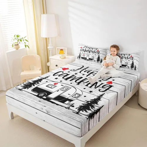 Vista 22 de Sábana bajera ajustable de la Torre Eiffel, juego de ropa de cama de construcción de la ciudad de París, juego de sábanas doradas y negras, sábana