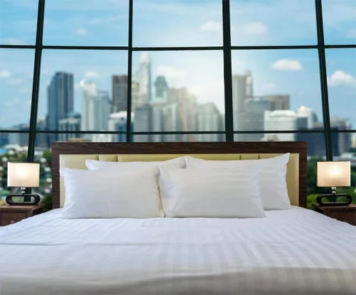 Vista 16 de TBM 1PC Solid Flat Sheet Smooth Touch Hotel Quality 100% Egyptian Cotton Perfectly Fit for Oversize and Extra Height Bed Solid 600 Thread Count