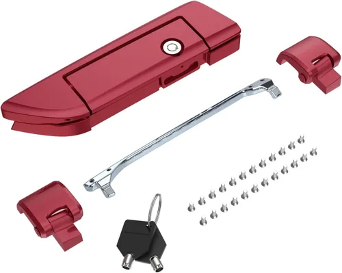 Vista 80 de Tour Pack - Pestillos para tapa de maletero con llaves para Harley Touring/Road King/Road Glide/Street Glide/Electra Glide/Ultra-Classic 2014+