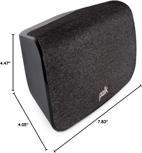 Vista 8 de Polk Audio SR2 - Altavoces de sonido envolvente inalámbricos para barras Polk React y Magnifi seleccionadas, sistema de sonido envolvente