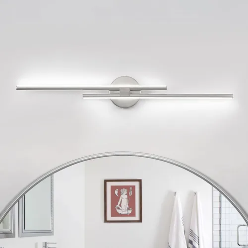 Vista 17 de EDISLIVE Lámpara LED Regulable Moderna para Tocador Giratoria 360°, Accesorios de Iluminación de Pared para Baño, Accesorios de Aplique de Pared