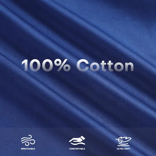 Vista 3 de Funda de colchón de futón de piso 100% algodón (solo funda), funda de futón con cremallera lavable suave amigable con la piel para colchón de futón