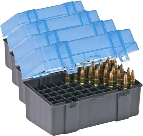 Vista 4 de Plano Estuche de munición para rifle redondo 50 con tapa deslizante, tamaño pequeño