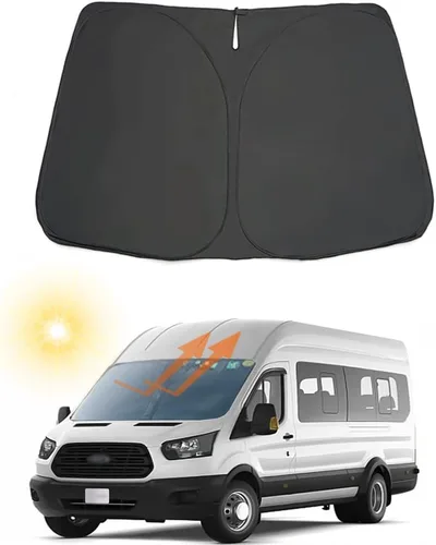 Vista 23 de Parasol plegable para parabrisas delantero de automóvil, ajuste personalizado para Ford F-150 F150 2015-2020 Lariat, King Ranch, Platinum, XL XLT