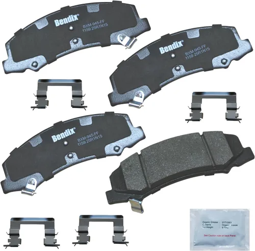 Vista 10 de Bendix Pastillas de freno delanteras de cerámica Priority1 CFC465AK2 para Acura EL 2005-1997, Honda Civic 2011-1996, Insight 2014-2010