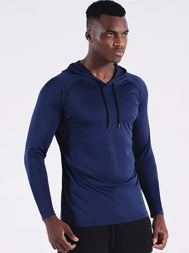 Vista 2 de CADMUS Camisas de pesca de manga larga para hombre, protección solar UPF 50+, sudaderas con capucha de ajuste seco