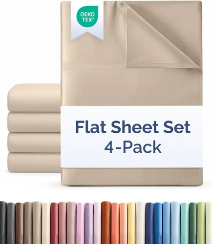 Vista 104 de Sábana encimera de bolsillo profundo, más suave que el algodón egipcio, 1 sábana encimera para colchón tamaño Queen