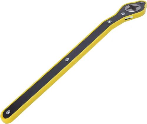 Vista 8 de Llave de trinquete para ahorro de mano de obra, ABS antideslizante de mango largo, llave de trinquete ajustable para reparación de neumáticos