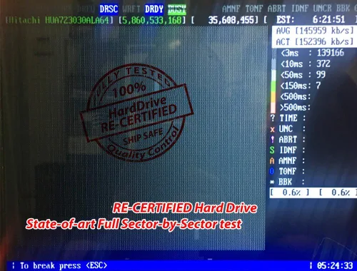 Vista 2 de Seagate Pipeline HD ST3500312CS 500GB 5900RPM 8MB caché SATA II 3.0Gb/s 3.5in disco duro interno (PC, RAID, NAS, CCTV DVR) [renovado] -w/1 año