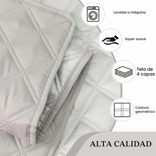Vista 6 de HDCAXKJ Fundas de sofá esquineras para sofá seccional, protector de muebles, Gris claro, XXL
