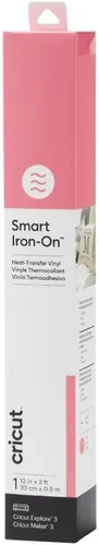Vista 9 de Cricut Vinilo de transferencia de calor inteligente para planchar, negro, rollo de 3 pies (13"x36") para máquinas Maker & Explore, corte sin