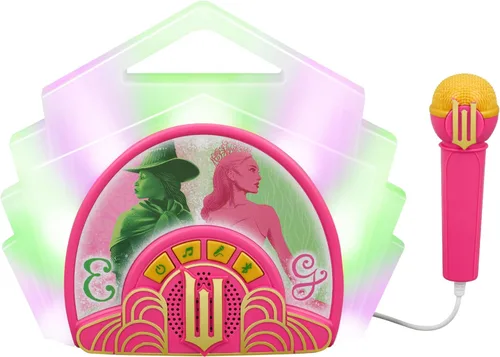 Vista 15 de eKids Disney Moana Bluetooth Sing Along Boom Box con micrófono para fanáticos de juguetes de Moana, máquina de karaoke para niños con música