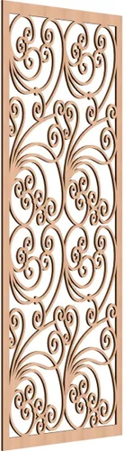 Vista 79 de Ekena Millwork WALW10X25X0250MALBI Marilla Paneles de pared decorativos de madera con calado, 9 3/8 pulgadas de ancho x 24 3/8 pulgadas de alto