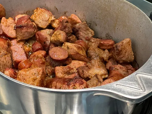 Vista 6 de Asador ovalado de aluminio de 15 pulgadas, McWare by Cajun Classic Cookware