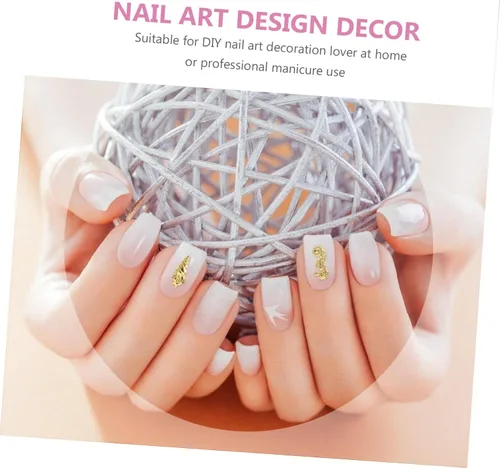 Vista 7 de FOMIYES 1 pieza de decoración de uñas accesorios de uñas adornos oro joyería de uñas estrella de mar decoración de conchas decoración de uñas clavos