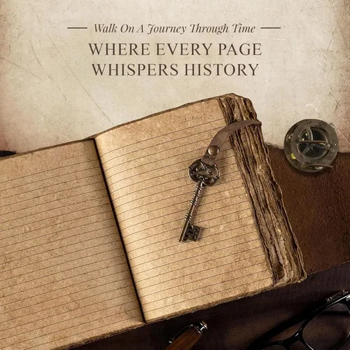 Vista 2 de NomadCraftsCo. Vintage Leather Journal for Men & Women With Lined Pages and Key–7 in x 5 in Leather Bound Writing Notebook for Journaling, Notes &