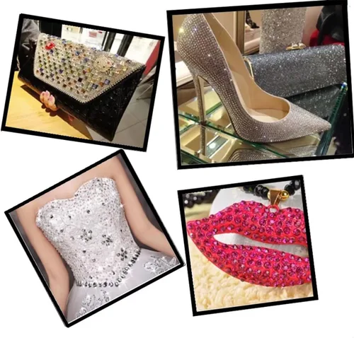 Vista 7 de 1000 piezas de diamantes de imitación SS20 de 0.197in con parte trasera plana AB de cristal transparente gemas redondas cristales para arte de uñas