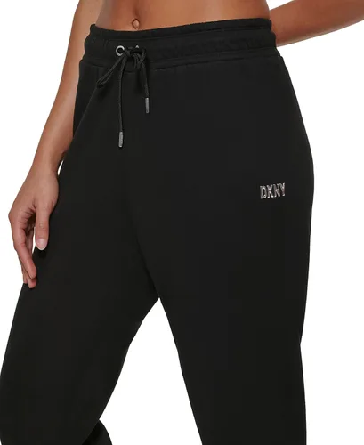 Vista 4 de DKNY Jeans Womens Casual Mid Rise Logo Joggers Sweatpants