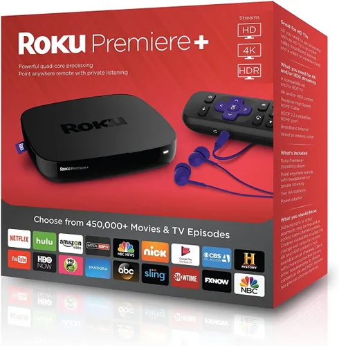 Vista 5 de Reproductor multimedia HD y 4K UHD con HDR Roku Premiere+