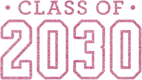 Vista 33 de Class of 2030 Iron On Decal, Senior Class Shirt Patch, Heat Transfer, HTV Graphic Tshirt Sticker, DIY Crafts, Pick Size Color, Iron-On Almost Black