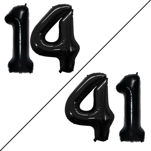 Vista 54 de GOER Globos con el número 80 para decoraciones de fiesta de cumpleaños número 80, globos de helio de aluminio jumbo de 42 pulgadas para 80 Oro rosa