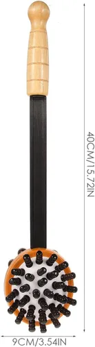 Vista 8 de Bendable Back Knock Hammer Portable Handheld Massage Tool for Neck Shoulder and Body Relief Smooth Surface Long-Handled Massager for Stress and