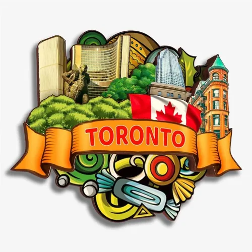 Vista 9 de Imán de nevera de Vancouver Canadá Colección de Madera 3D Madera Hecho a Mano de Viajes Ciudad Recuerdos Refrigerador Imán Decoración del Hogar