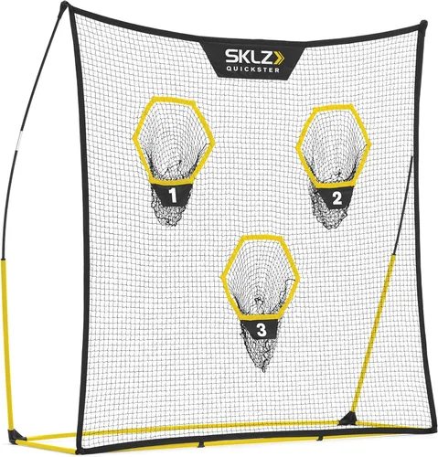 Vista 4 de SKLZ Quickster Football Net: Portable, Durable Training Goal for Football Practice – Easy Setup, Stable Design, Ideal for Improving Passing and