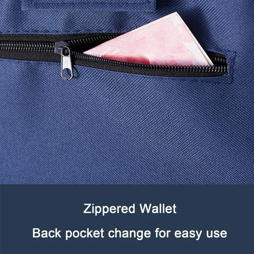 Vista 4 de Bolsa de repuesto para carrito de compras, bolsa de almacenamiento de 30 L, bolsa de almacenamiento de tela Oxford impermeable, bolsa de repuesto