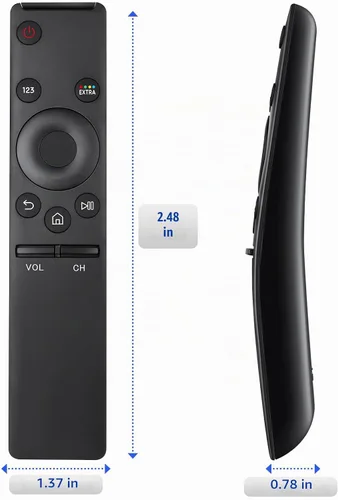 Vista 9 de Funda de silicona para mando a distancia de Vizio Smart TV XRT136/XRT140 (Azul brillante)