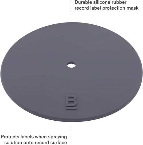 Vista 6 de Boundless Audio Kit de limpieza de discos – Paquete de cepillos de vinilo con solución de limpiador de discos de 6.75 onzas, paño de microfibra