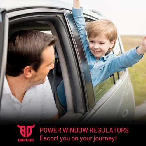 Vista 7 de BDFHYK 741-538 Regulador de ventana eléctrica con motor delantero izquierdo compatible con Jeep Cherokee 1991-1996, compatible con Jeep Comanche