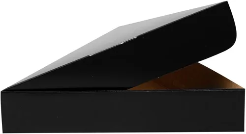 Vista 17 de Restaurantware Eco Pie - Cajas de pizza de 9.3 x 10.3 x 1.8 pulgadas, 100 contenedores de rebanadas de pizza con cubierta de almeja, con bloqueo