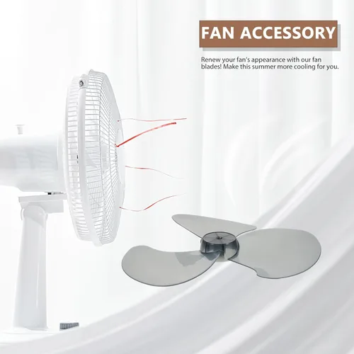 Vista 4 de LIFKOME Accesorio de ventilador de plástico de 16 pulgadas, repuesto de 3 hojas, aspas de ventilador de refrigeración, aspas de ventilador de pie